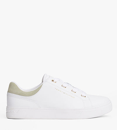 TOMMY HILFIGER CASUAL CUPSOLE WHITE SAGE Tommy Hilfiger