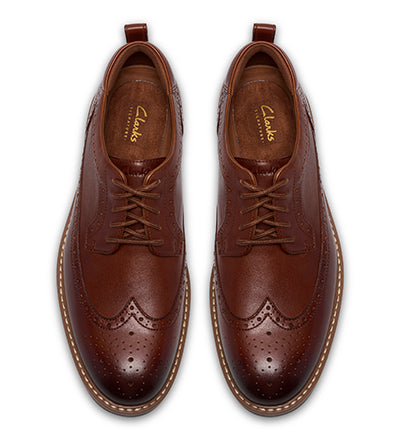 CLARKS ALDWIN LIMIT DARK TAN B Clarks