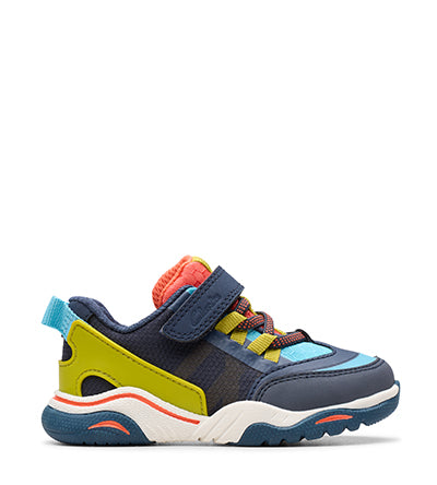 CLARKS FEATHER TRACK T NAVY G FIT Clarks