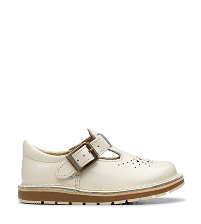 CLARKS JOYFUL SKIP WHITE G FIT Clarks