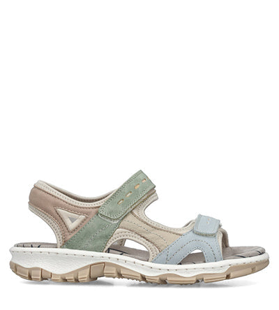 RIEKER LADINA 68866 BLUE MIX Rieker Shoes
